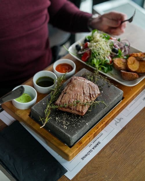Zdjęcie menu szefa kuchni Menu Dwojga Natur